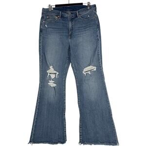 Gap High Rise 70s Flare Jeans 33/16R